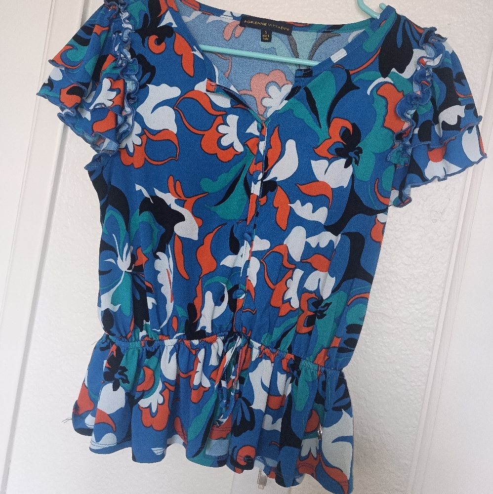 Colorful Floral Women's Top